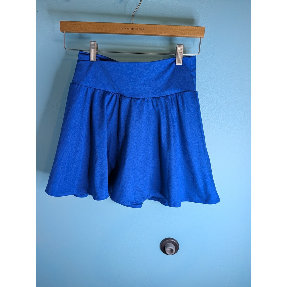 Old Navy CloudComfy Extra High-Rise Active Skort Blue Womens Medium Flare Skirt